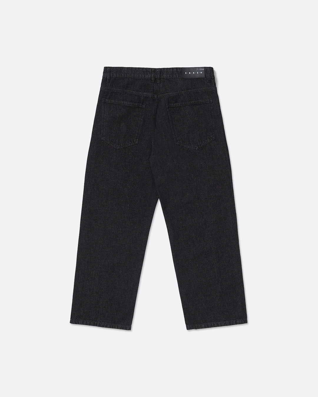 Straight Cut Black Jeans Pants