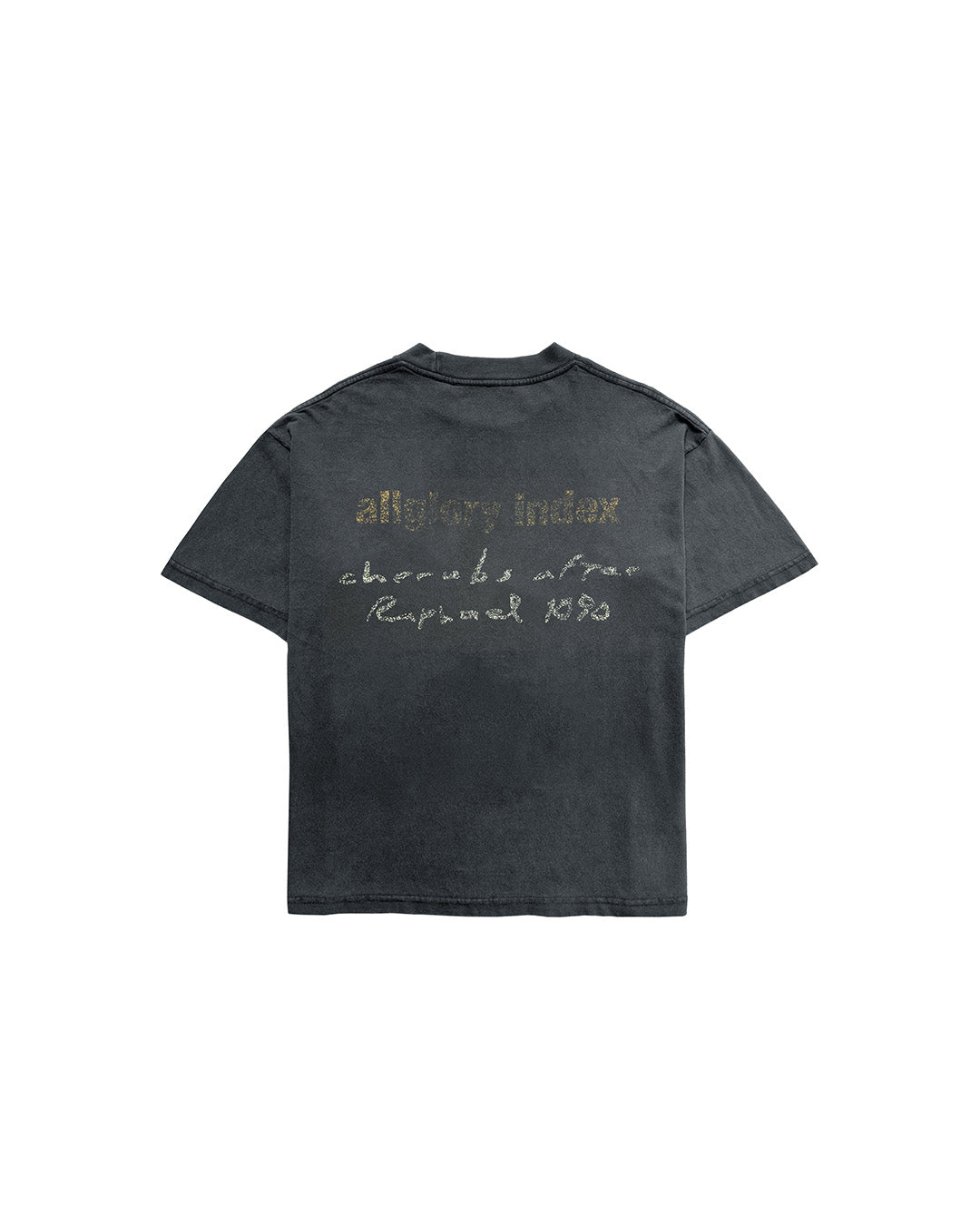 Black Faded 'Cherubs' Tee