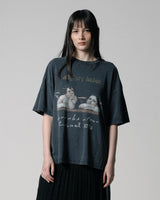 Black Faded 'Cherubs' Tee