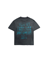 Black Faded 'NOISE' Tee