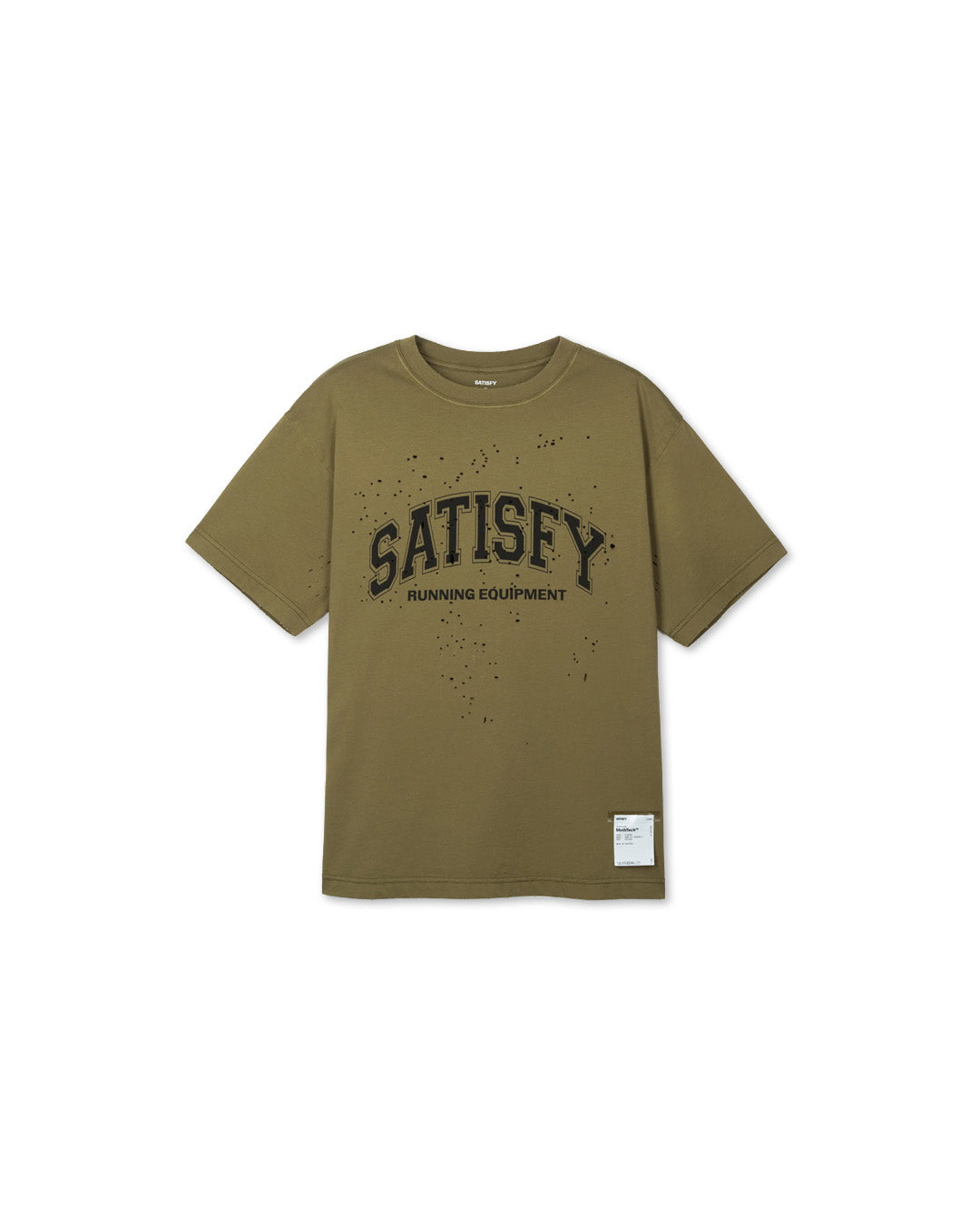 Sun Bleached Military Olive 'MothTech' Tee