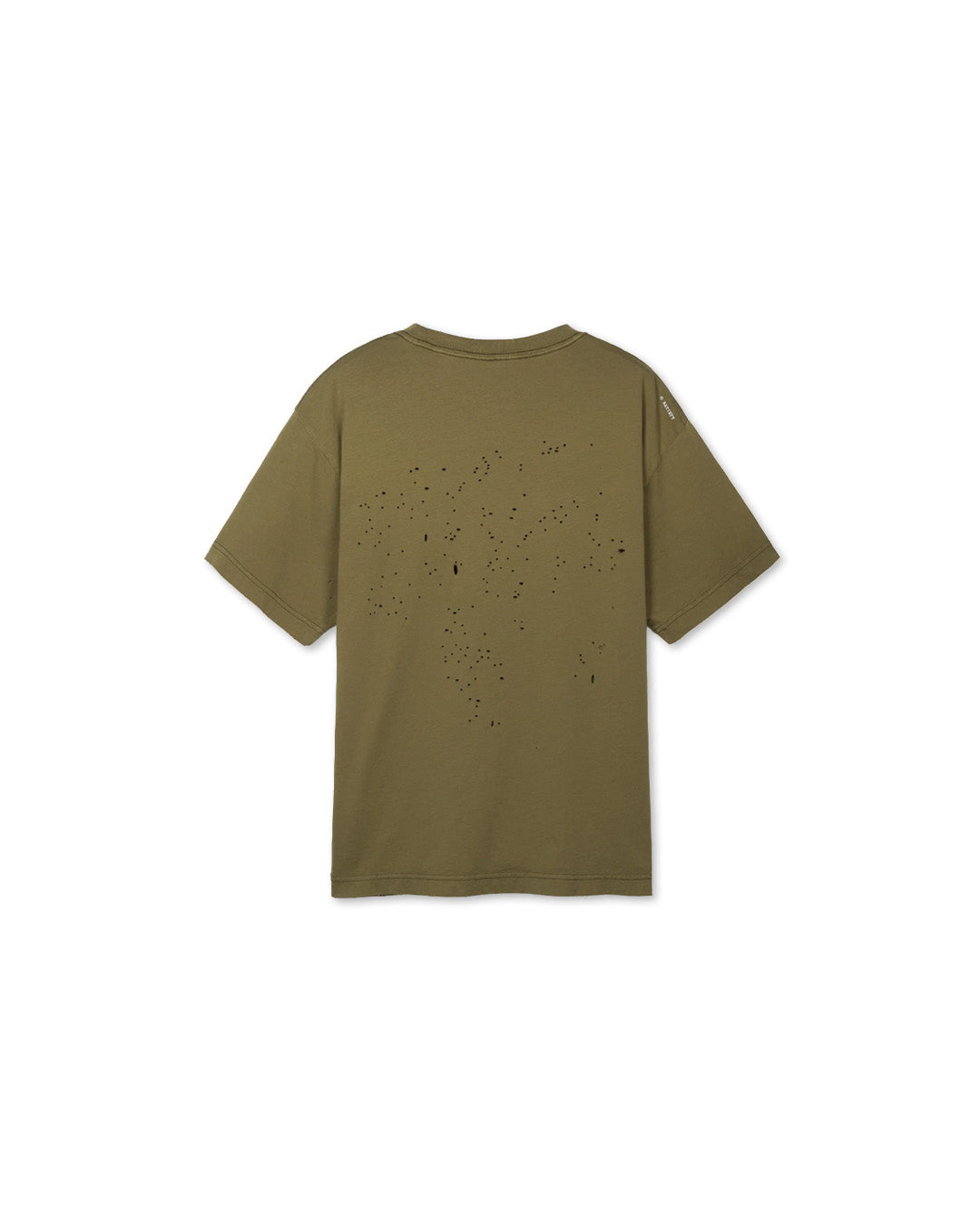 Sun Bleached Military Olive 'MothTech' Tee