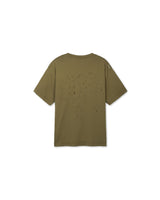 Sun Bleached Military Olive 'MothTech' Tee