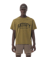 Sun Bleached Military Olive 'MothTech' Tee