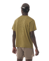 Sun Bleached Military Olive 'MothTech' Tee
