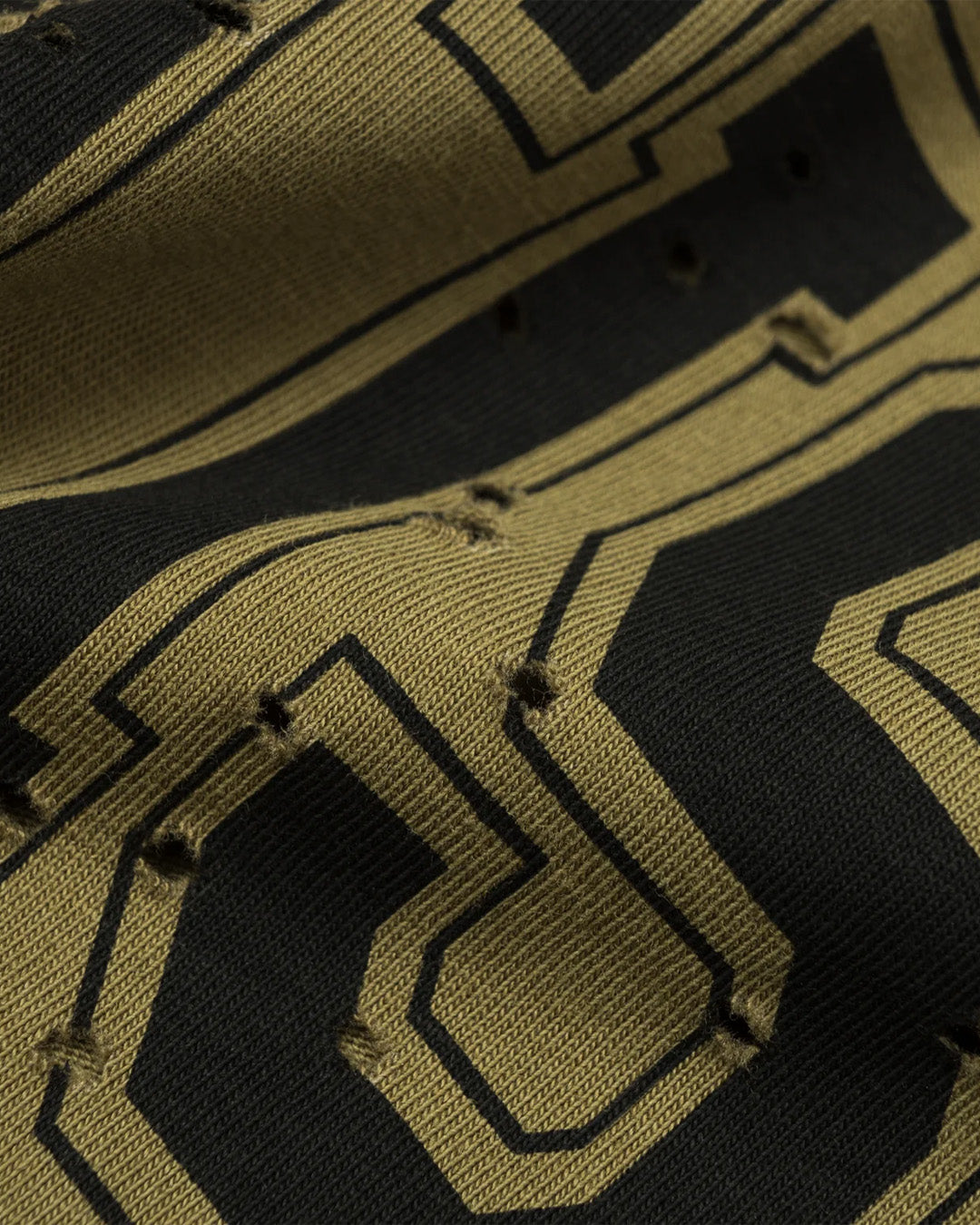 Sun Bleached Military Olive 'MothTech' Tee