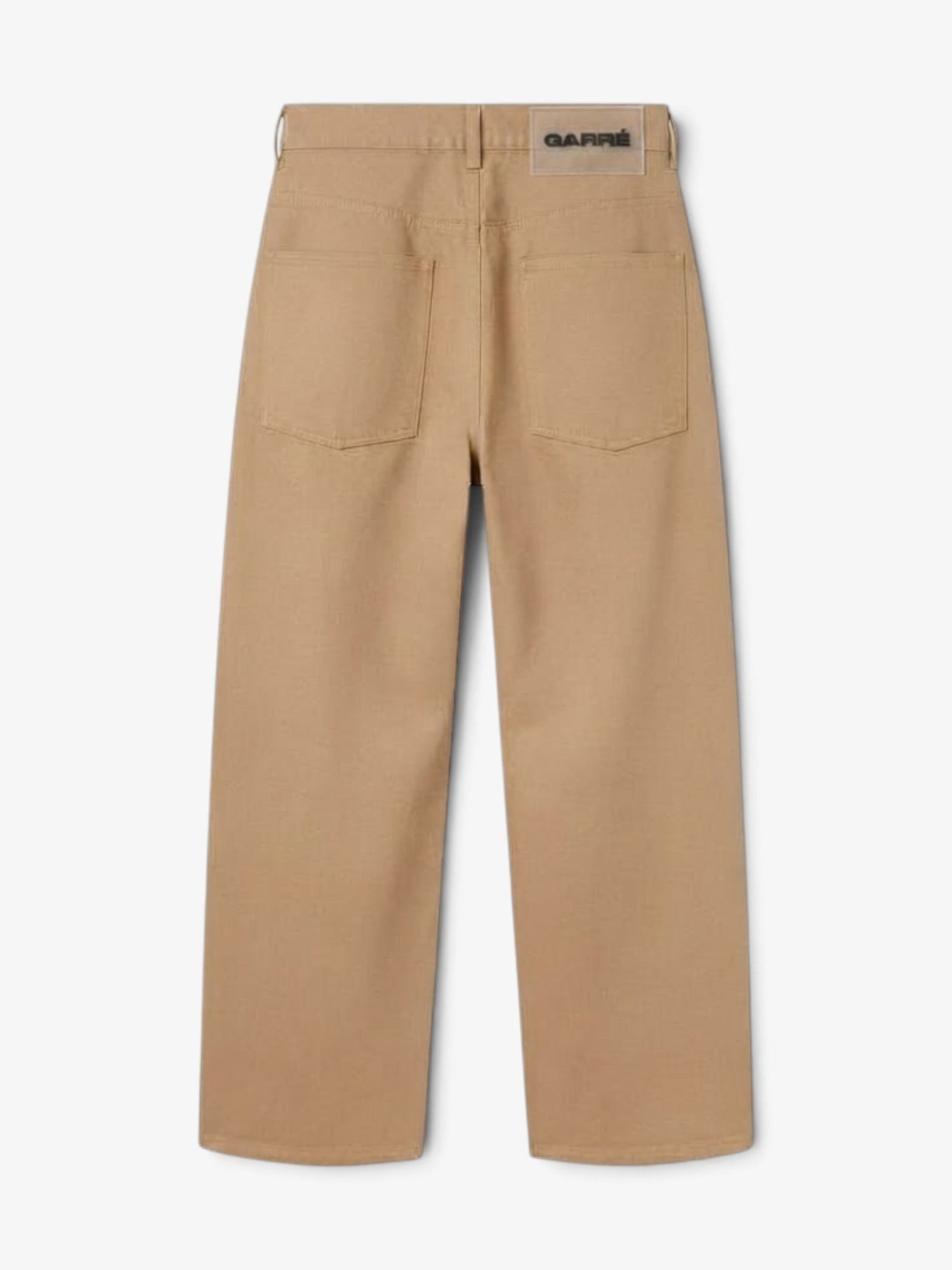 Beige Barrel Pants