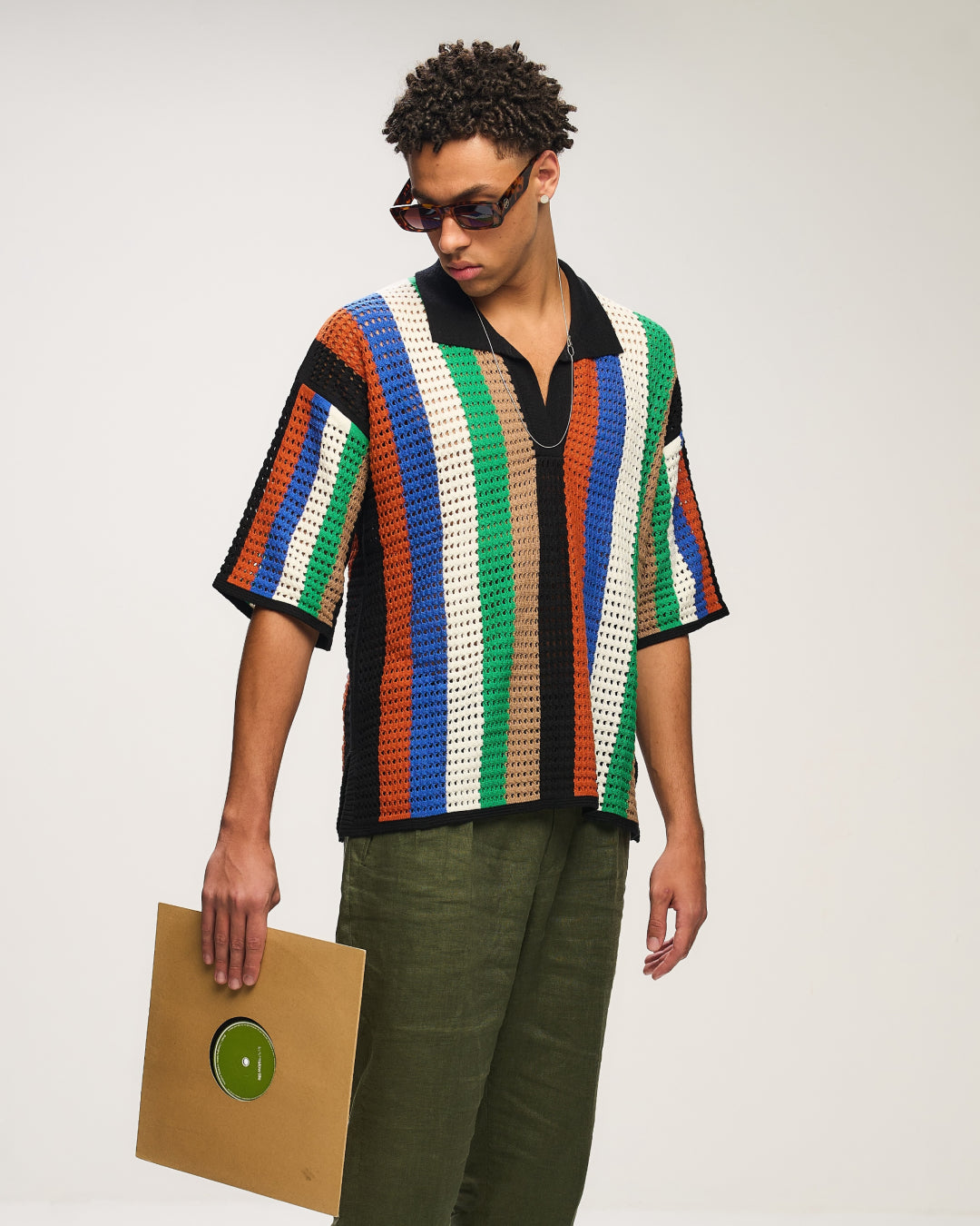 Polo Tricot Striped Shirt
