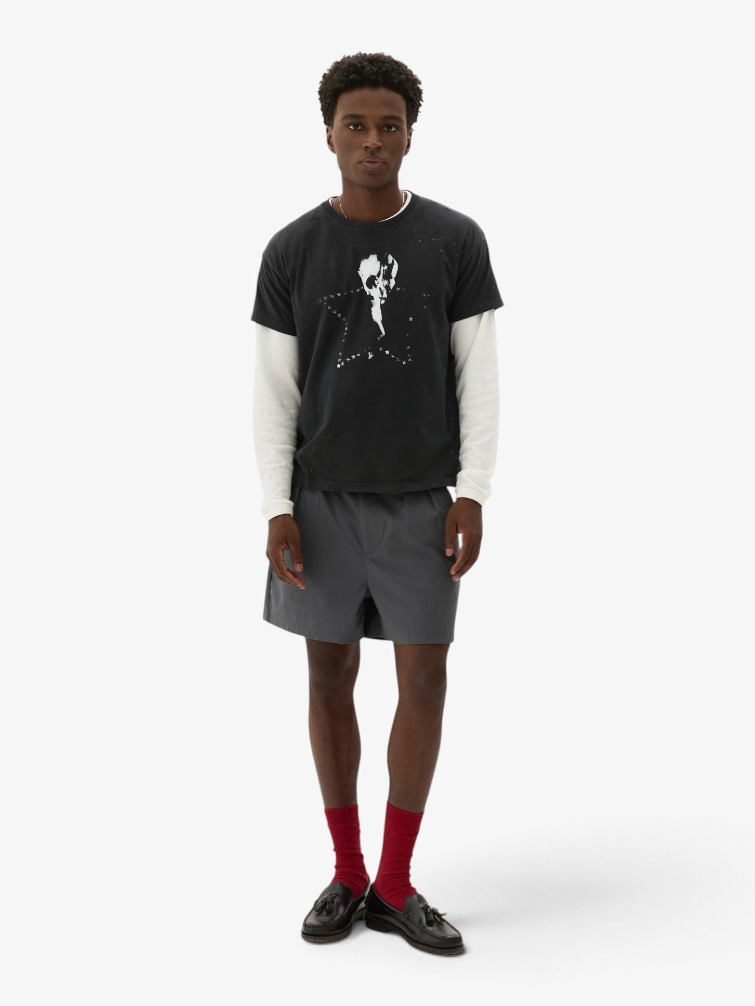 Black 'Randy' Submariner Fit Tee X WELCOME