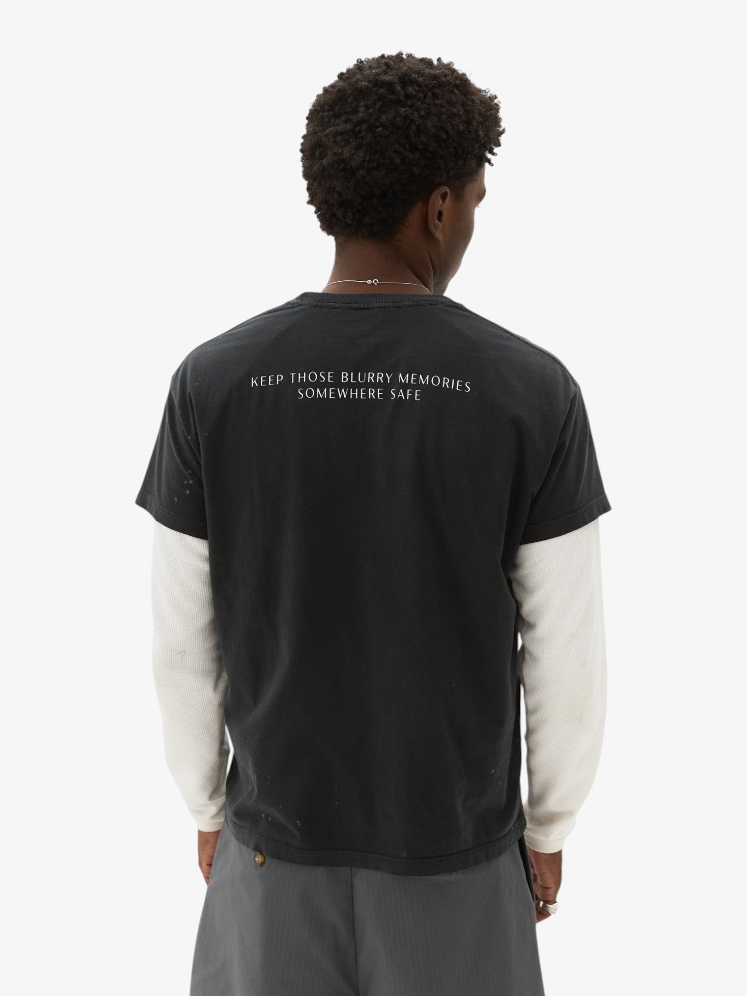 Black 'Randy' Submariner Fit Tee X WELCOME