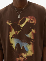 Brown 'Raven' Boxy Tee X WELCOME