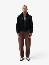 Black 'Strokes' Jacket