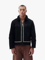 Black 'Strokes' Jacket