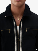 Black 'Strokes' Jacket