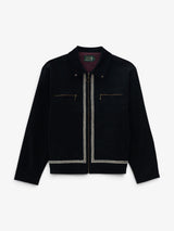 Black 'Strokes' Jacket
