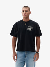 Black 'Martini' Boxy Tee