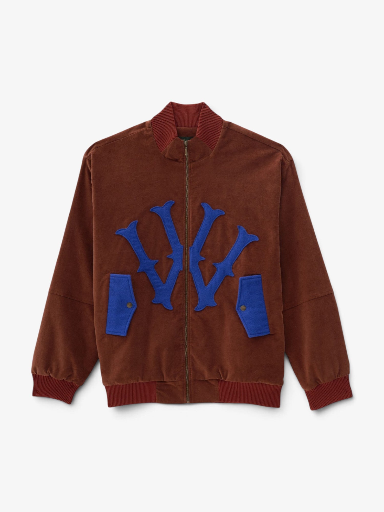 Brown 'W' Bomber Jacket