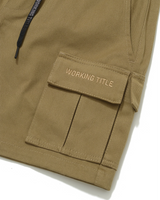 Beige Cargo Shorts