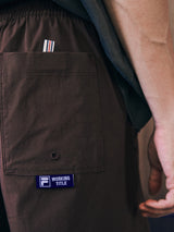 Brown Shorts X FILA