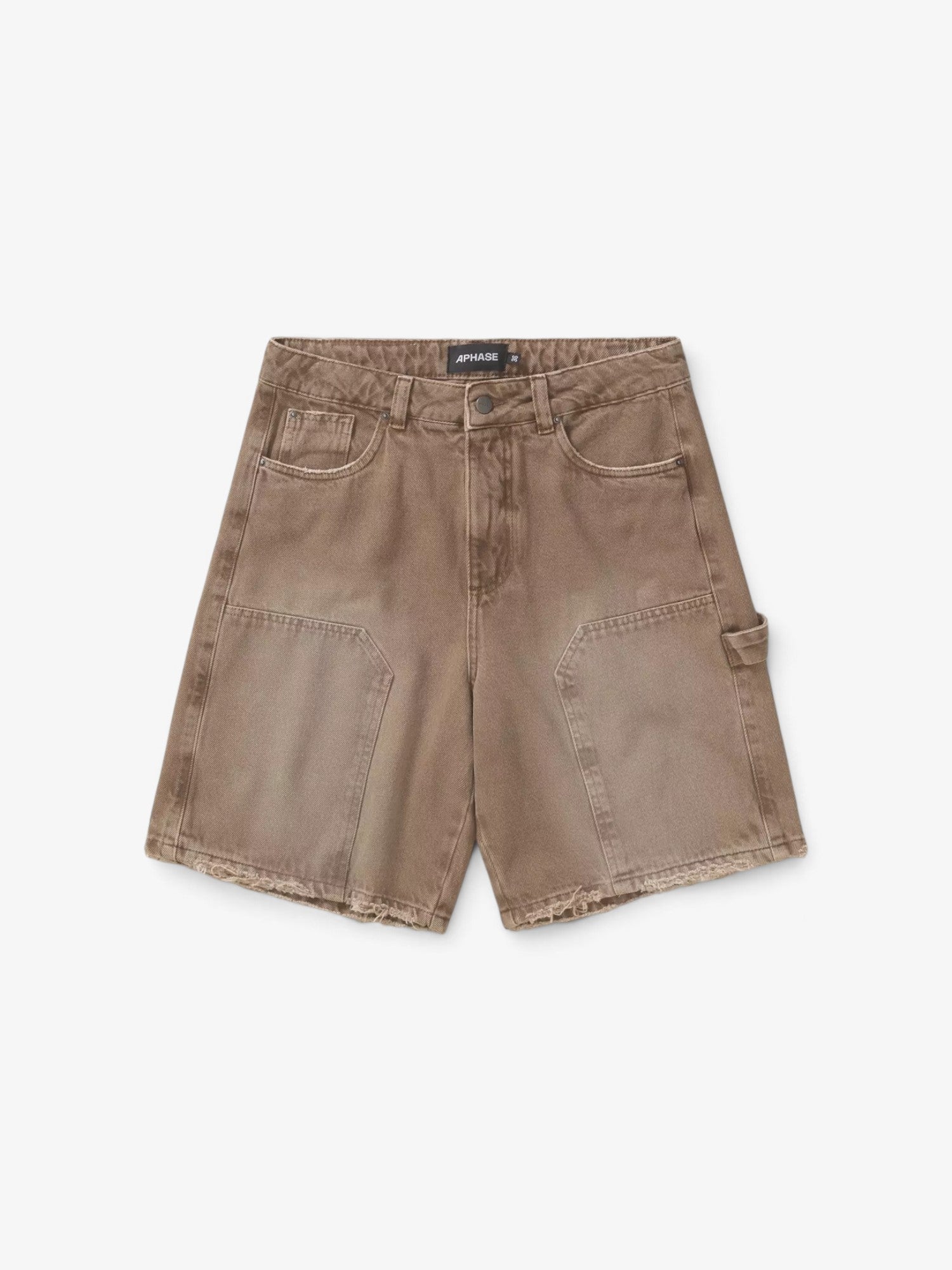 Washed Beige 'Carpenter' Shorts