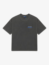 Washed Black 'Bar' Tee X FILA