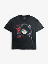 Washed Black 'Subete no eiko' Tee