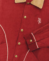 Red Corduroy Western Jacket