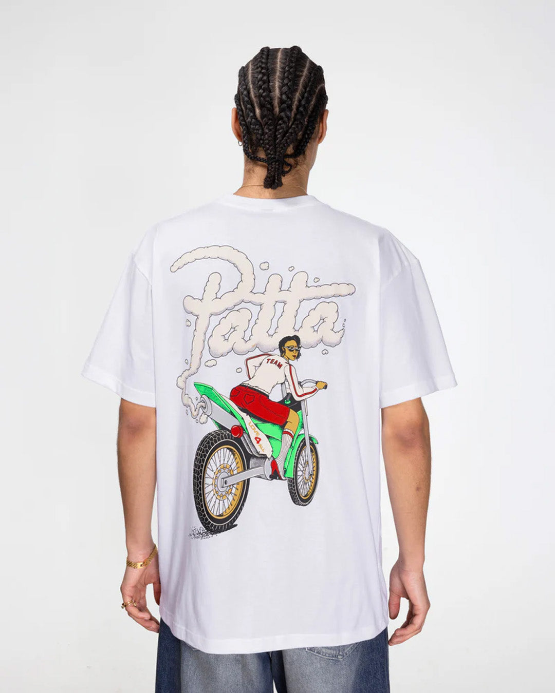 White 'Biker' Tee