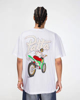 White 'Biker' Tee