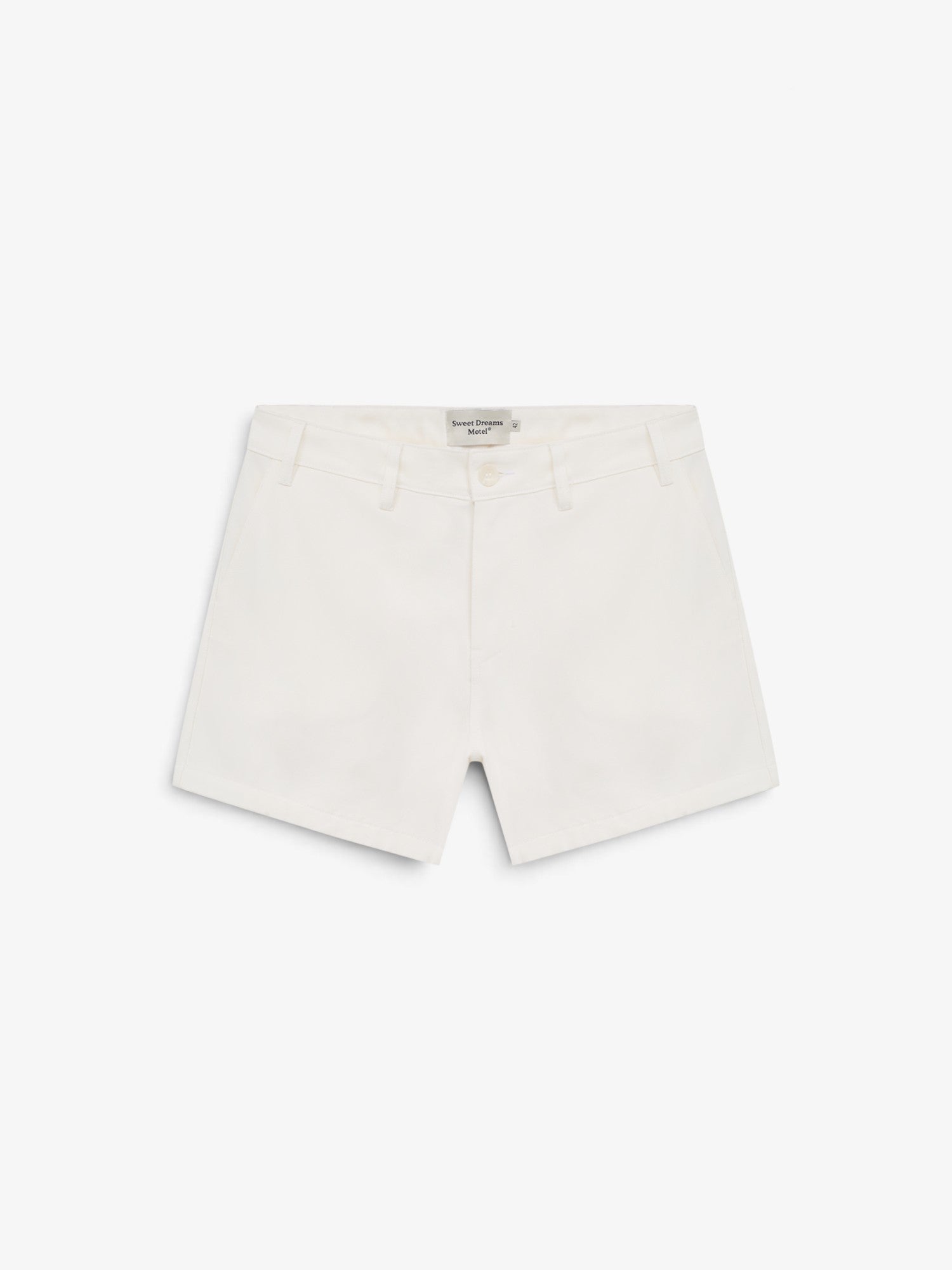 White Denim Shorts