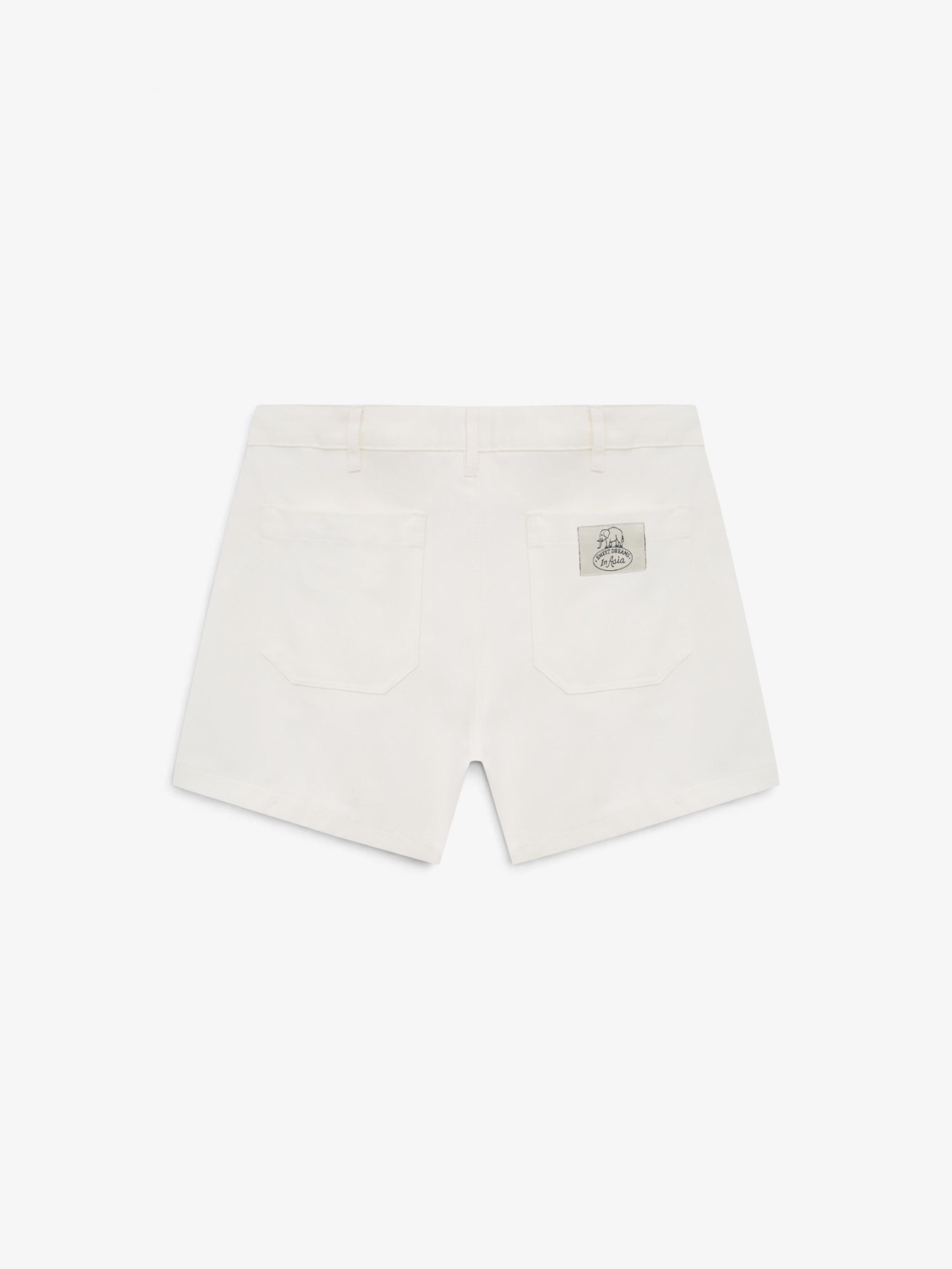 White Denim Shorts