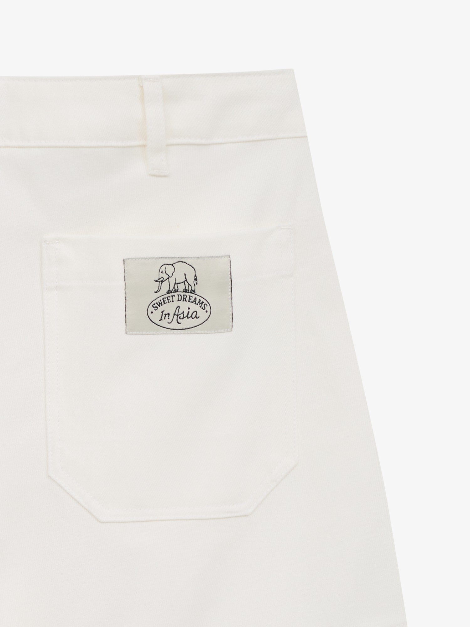 White Denim Shorts