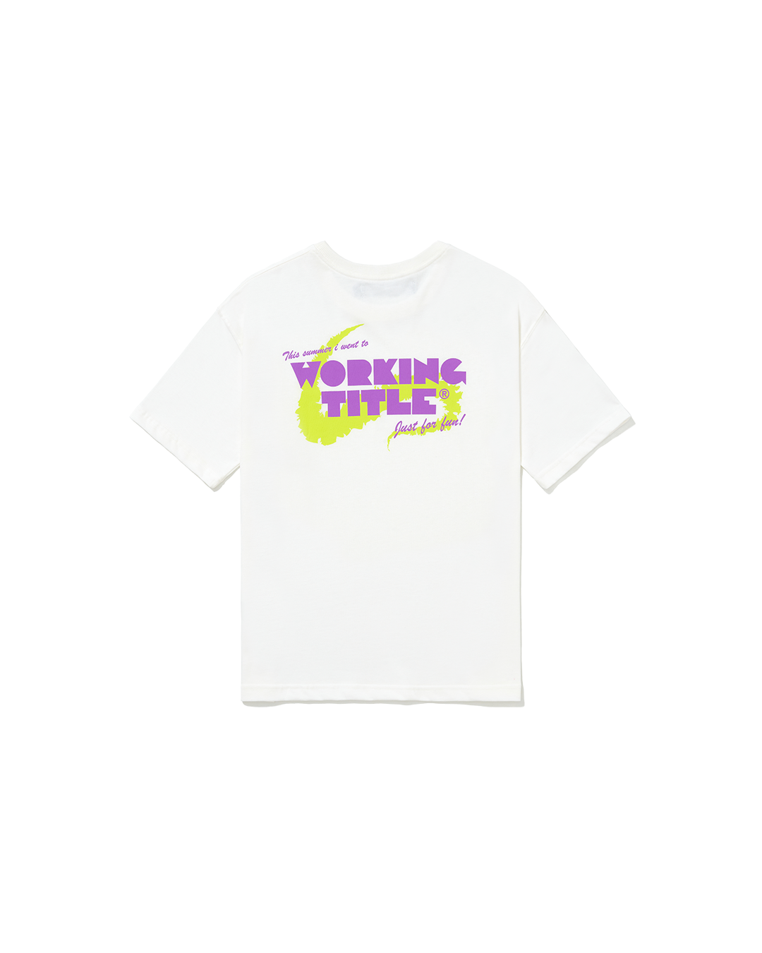 White Just For Fun Tee