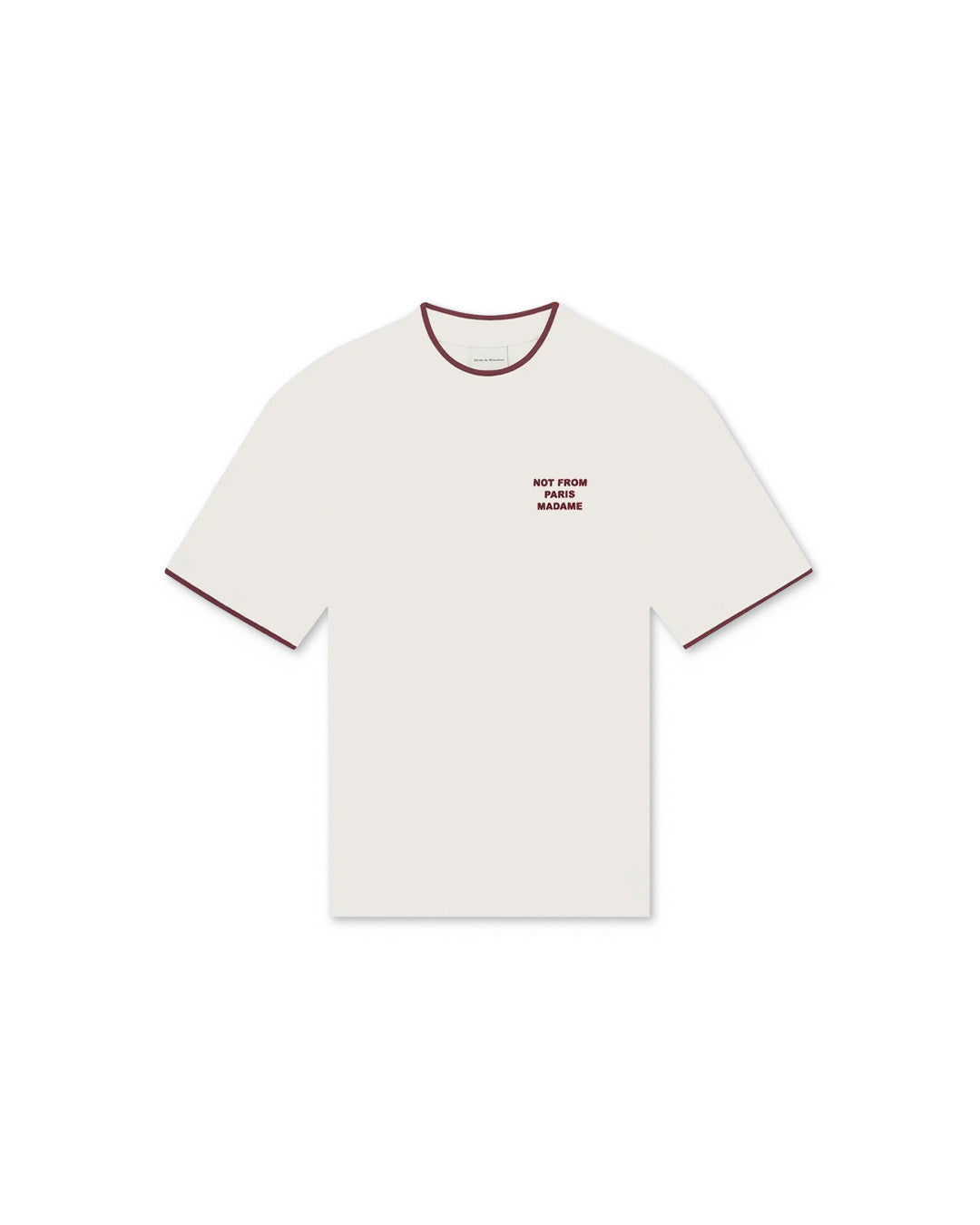 White Le T-Shirt Slogan Piquet