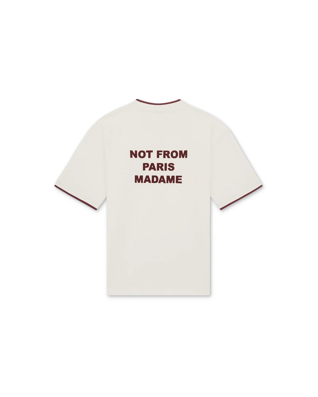 White Le T-Shirt Slogan Piquet