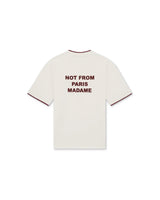White Le T-Shirt Slogan Piquet