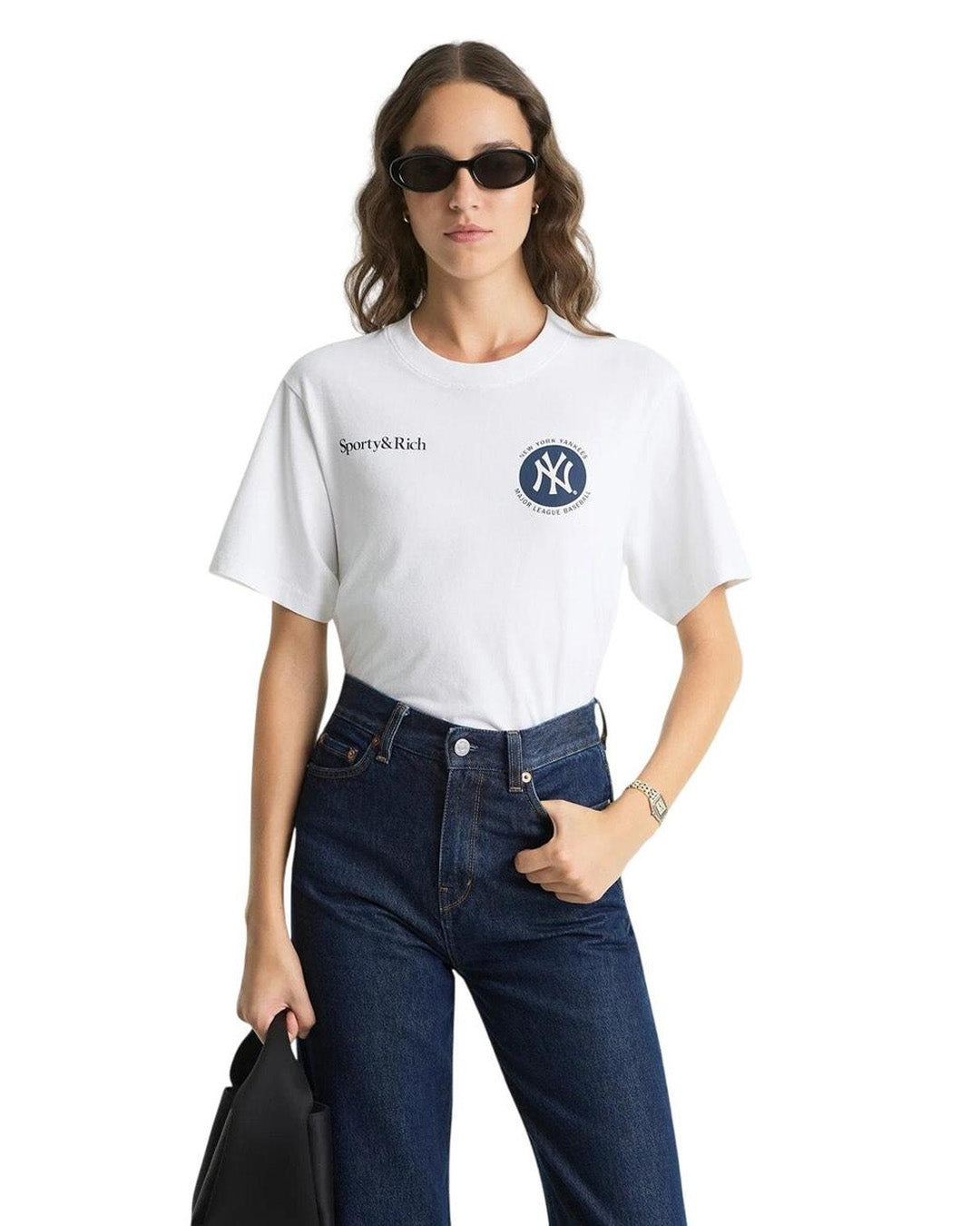 White 'Major League' Tee