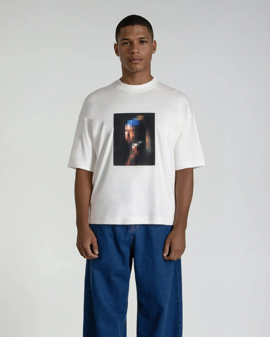 White 'Vermeer' Boxy Tee