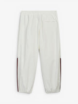 White Woven Track Pants X WILLY CHAVARRIA