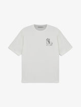 White 'Amazona' Oversized Tee