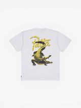 White 'Croco' Tee