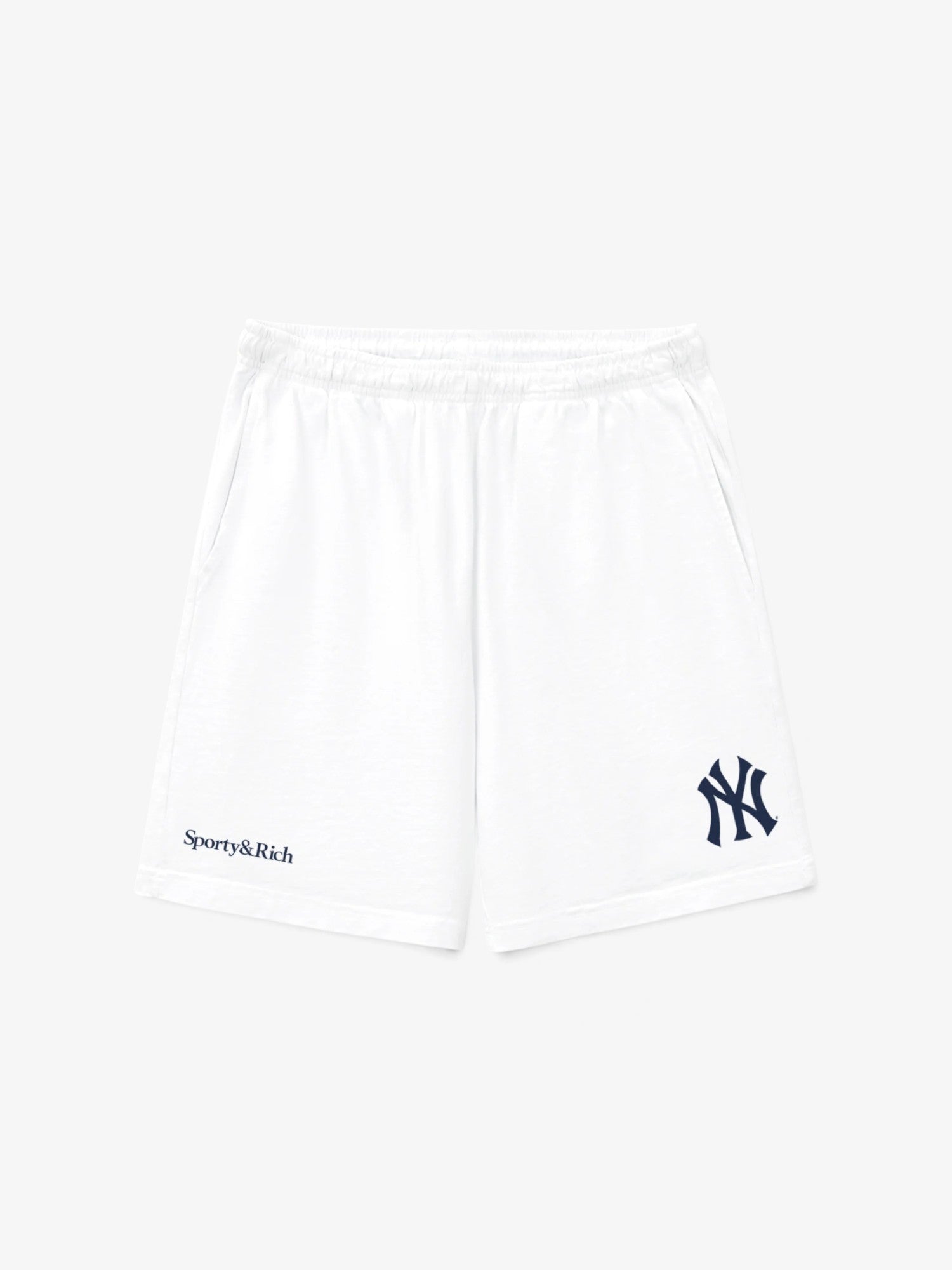 White 'Heritage Yankees Serif' Gym Shorts