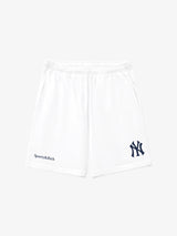White 'Heritage Yankees Serif' Gym Shorts