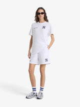 White 'Heritage Yankees Serif' Gym Shorts