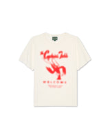 White 'Lobster' Slim Fit Tee