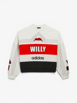 White 'NY' Crewneck X WILLY CHAVARRIA