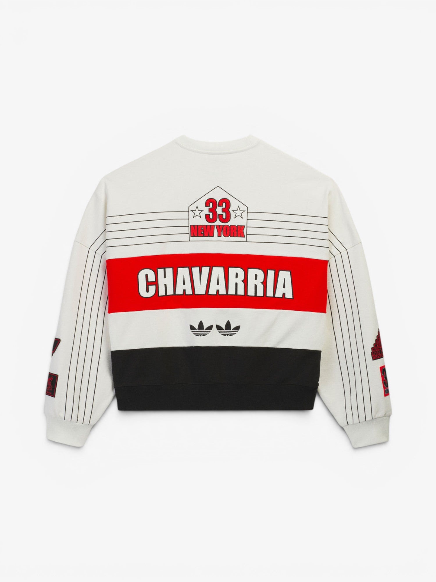 White 'NY' Crewneck X WILLY CHAVARRIA