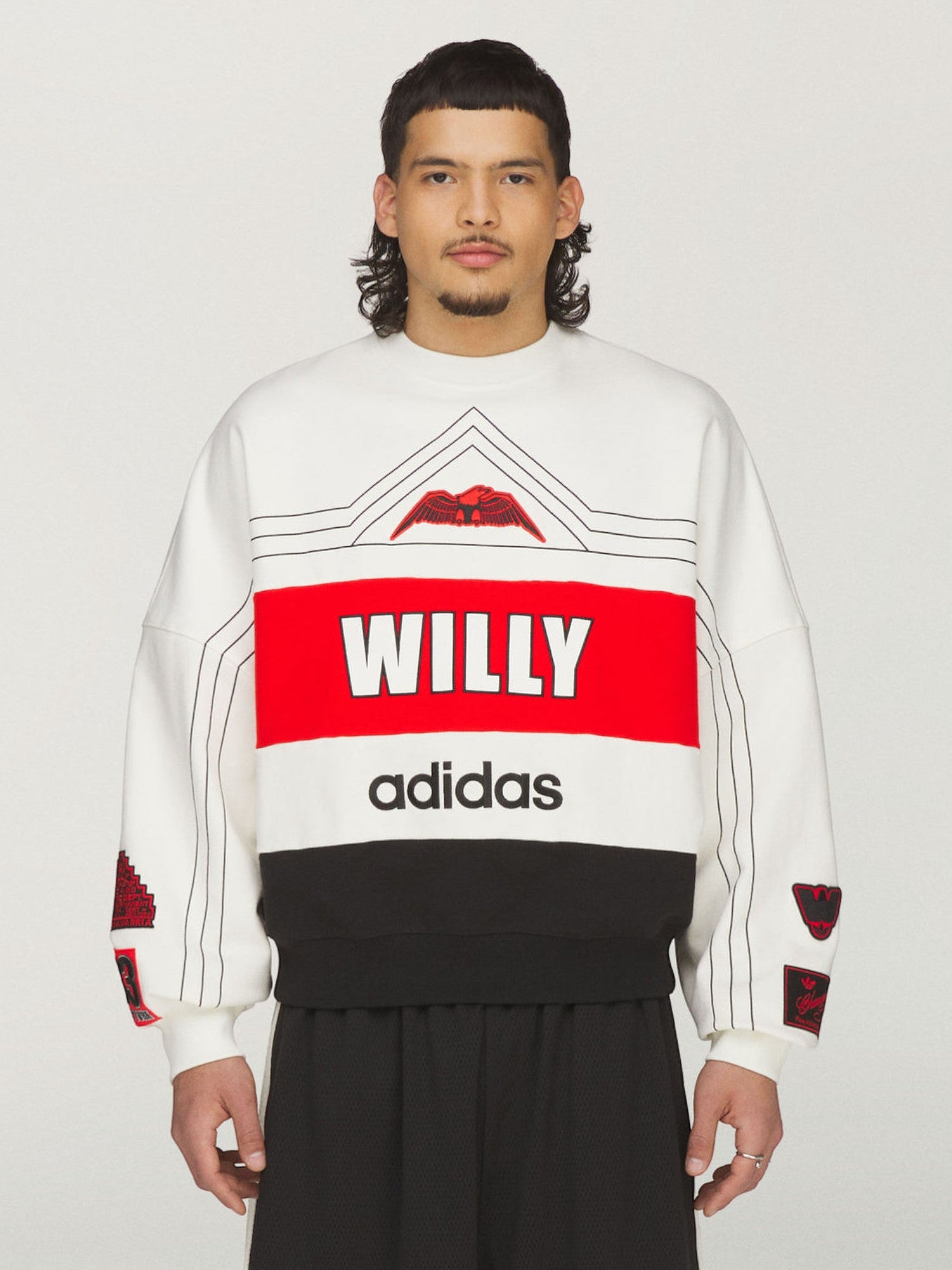White 'NY' Crewneck X WILLY CHAVARRIA