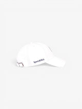 White & Navy 'Yankees Serif' Cap