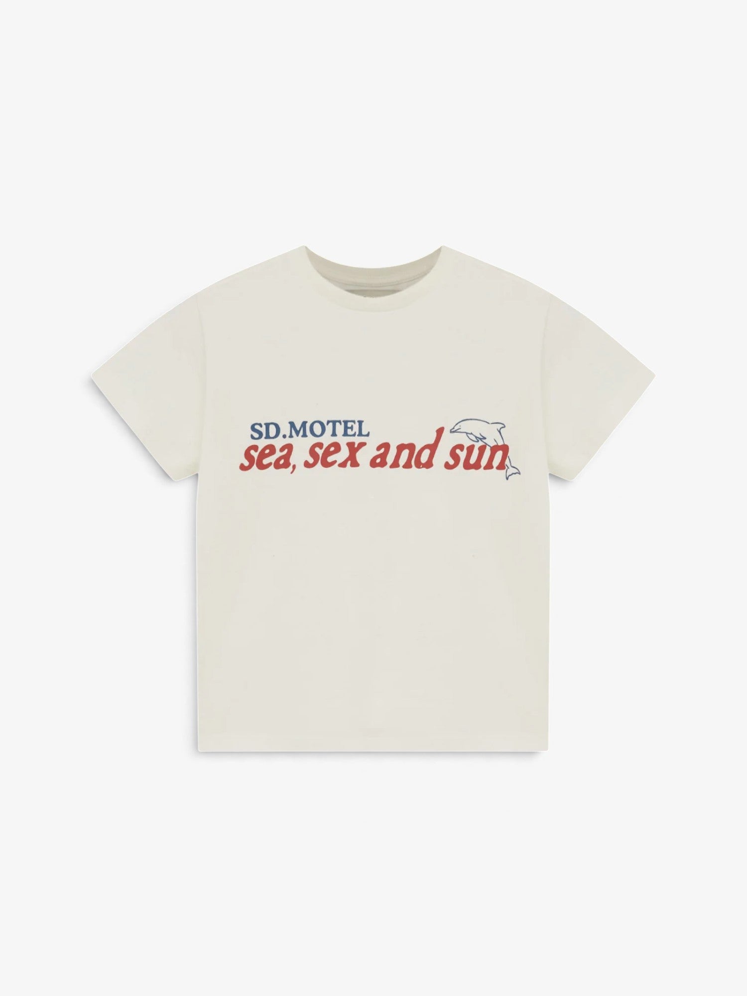 White 'Sea, Sex and Sun' Baby Tee